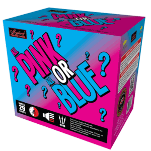 blue gender reveal cake